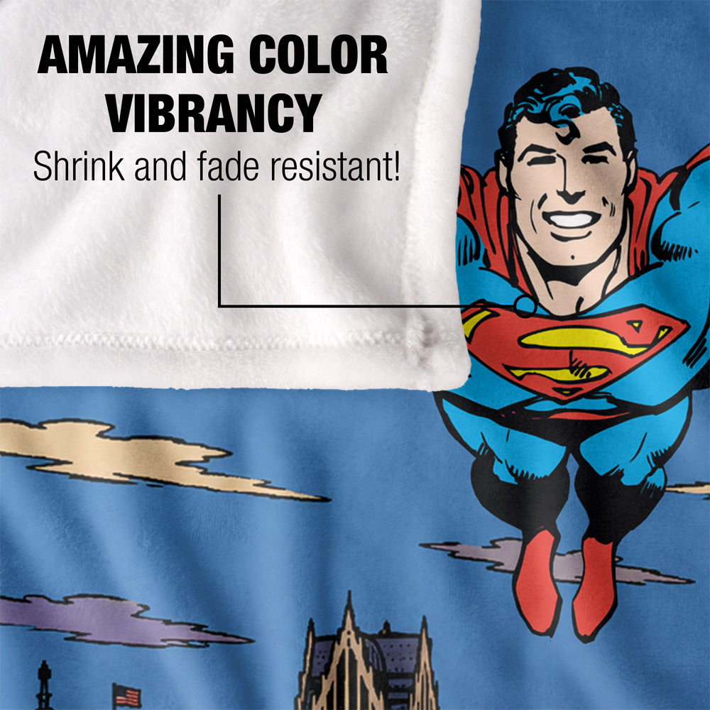 Detroit Superman Blanket