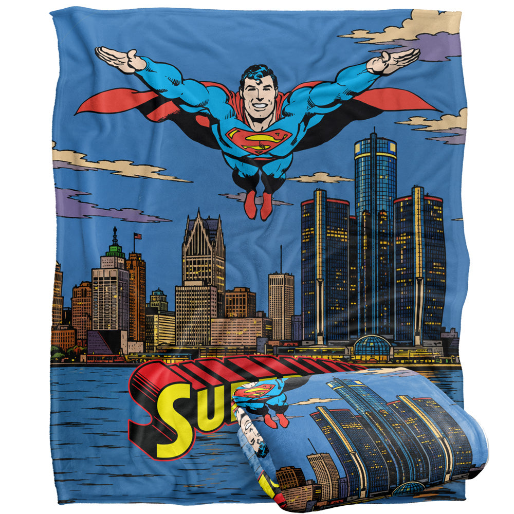 Detroit Superman Blanket