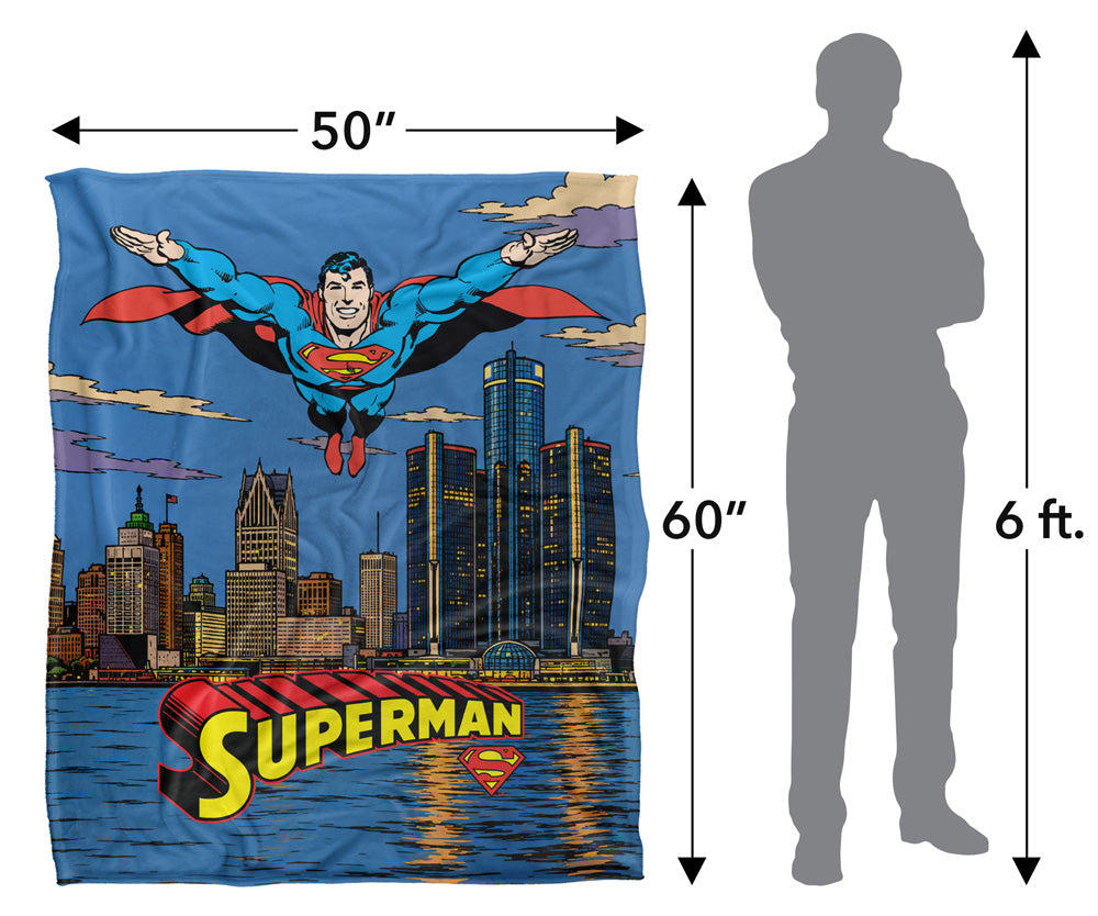 Detroit Superman Blanket