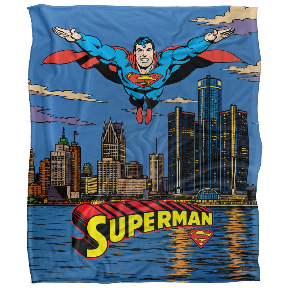 Detroit Superman Blanket